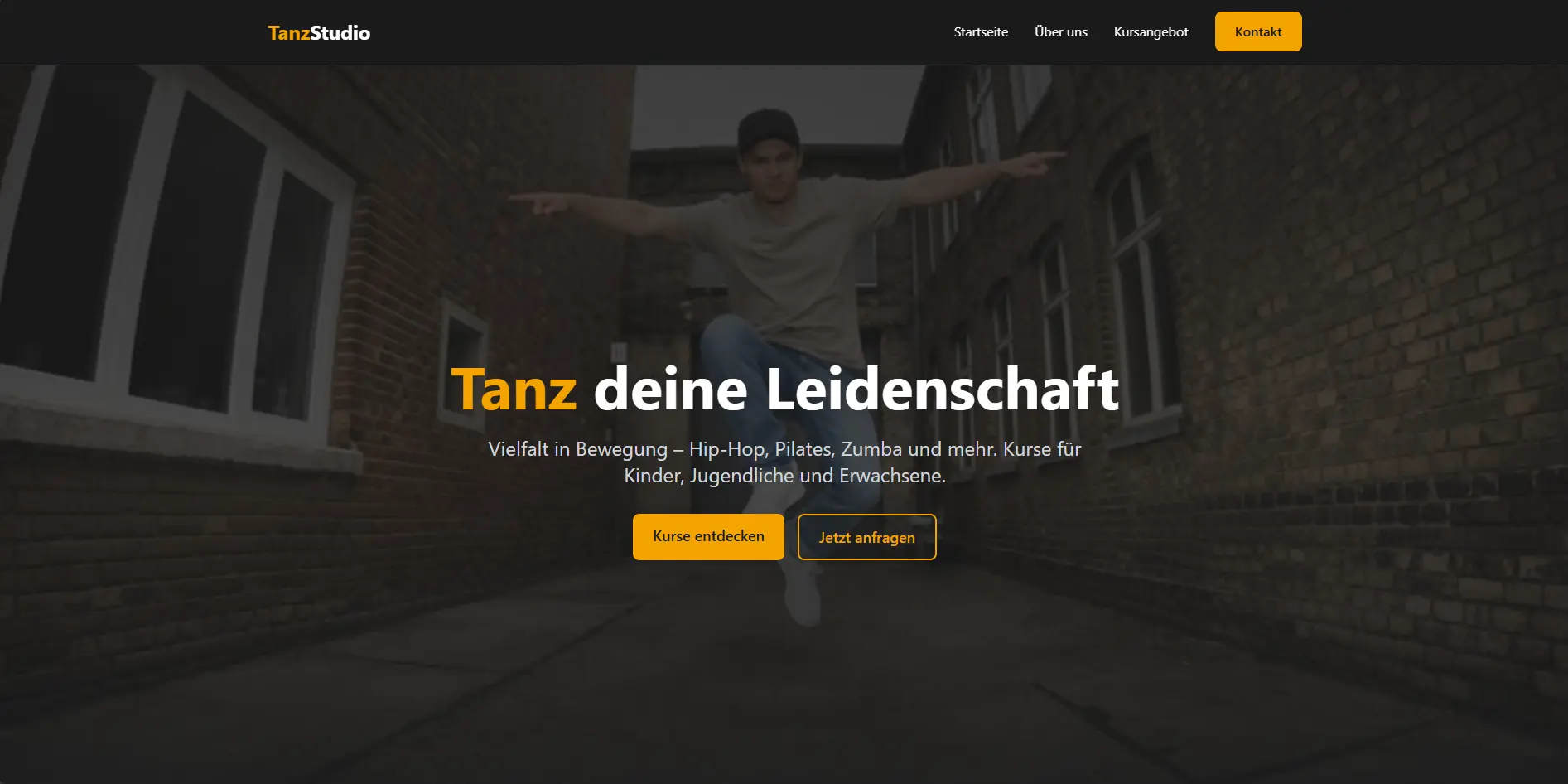 Vorschau der Website Tanzstudio